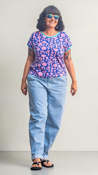 Barrel-Jeans KATTIS | PDF-Schnittmuster
