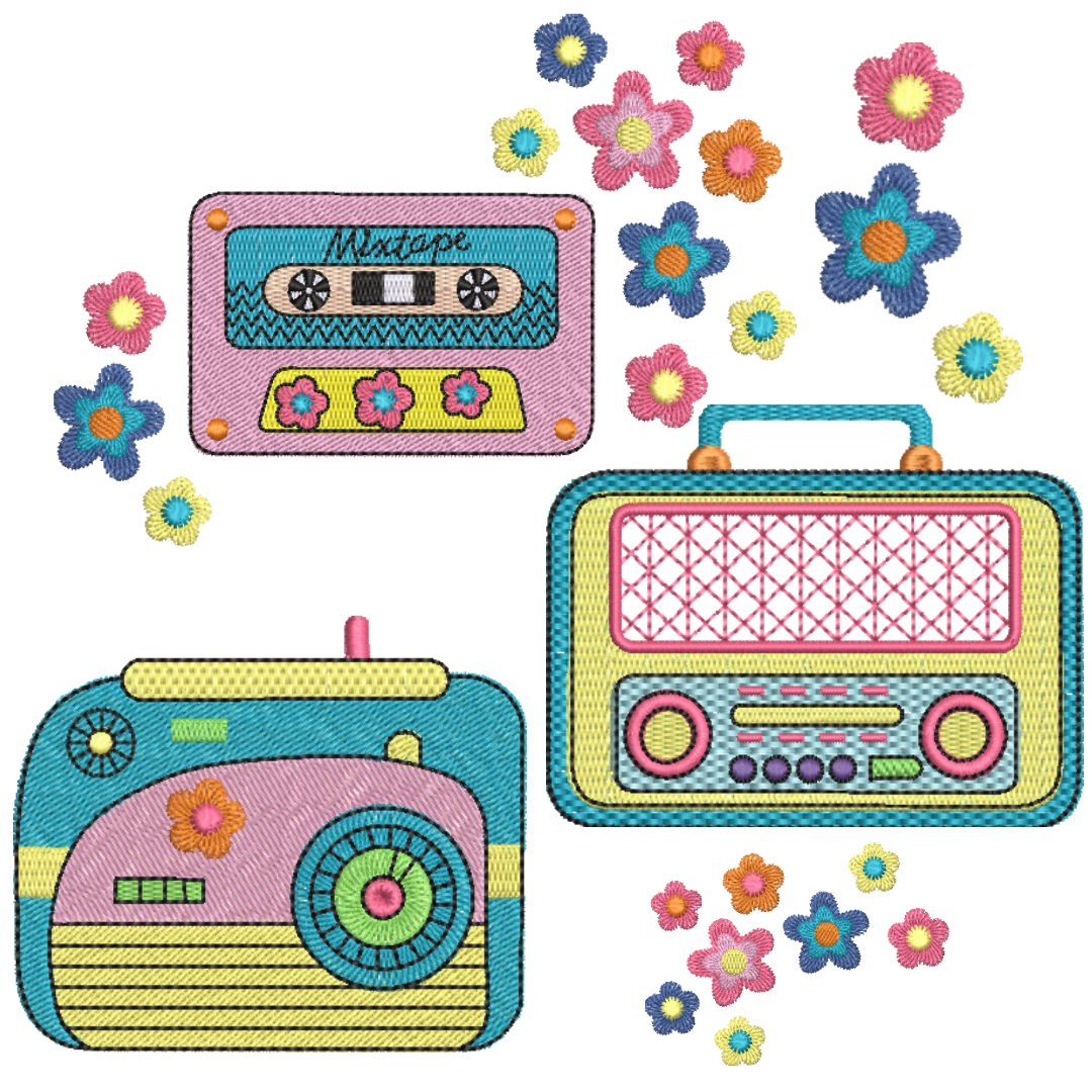 Digitale Stickdatei | Bundle "Sound"
