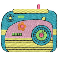 Digitale Stickdatei "Radio GaGa"
