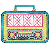 Digitale Stickdatei "Radio Groovy"