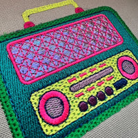 Digitale Stickdatei "Radio Groovy"