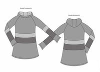 Damen-Hoodie | Schnittmuster "Pepper" | 32 - 60