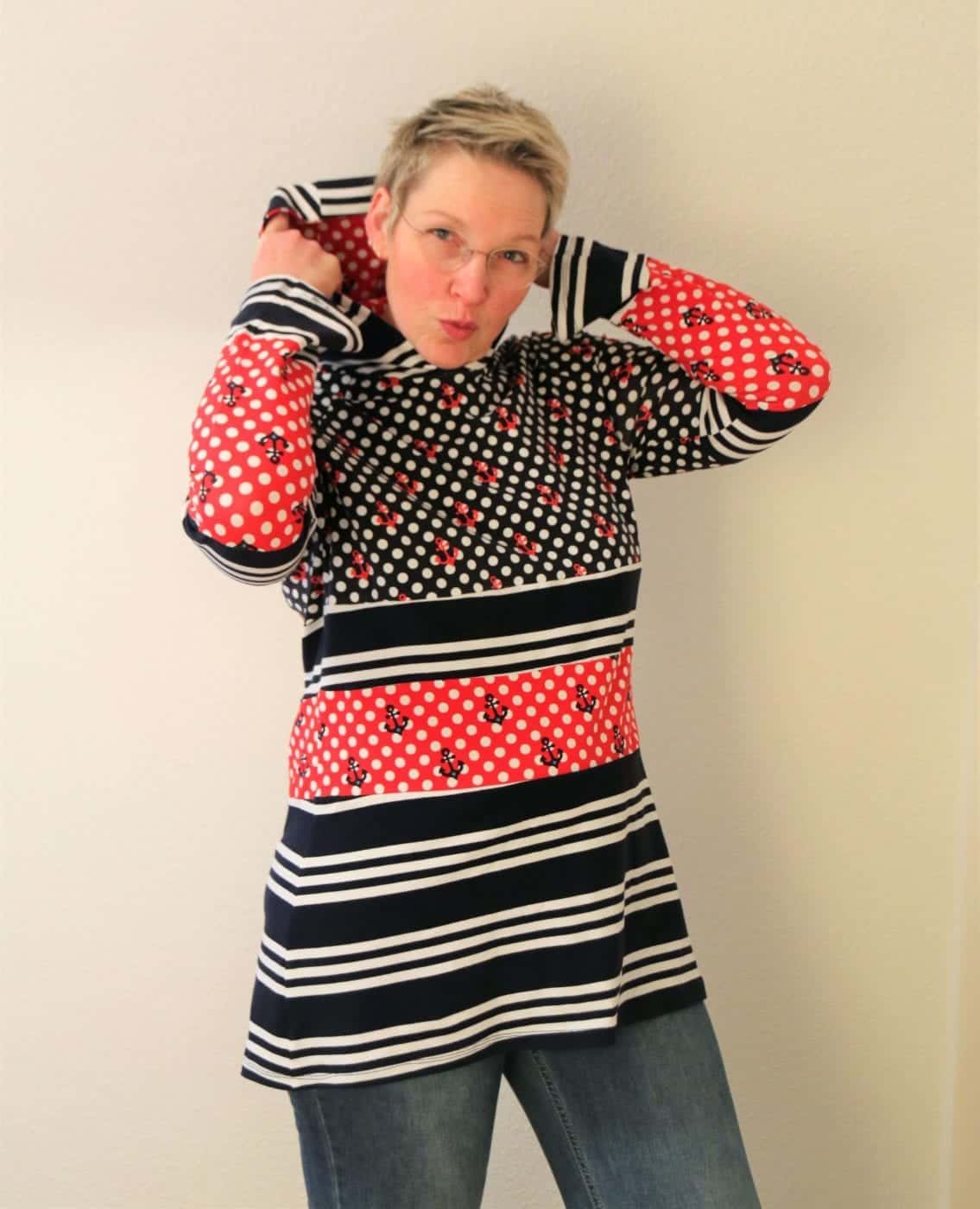 Damen-Hoodie | Schnittmuster "Pepper" | 32 - 60