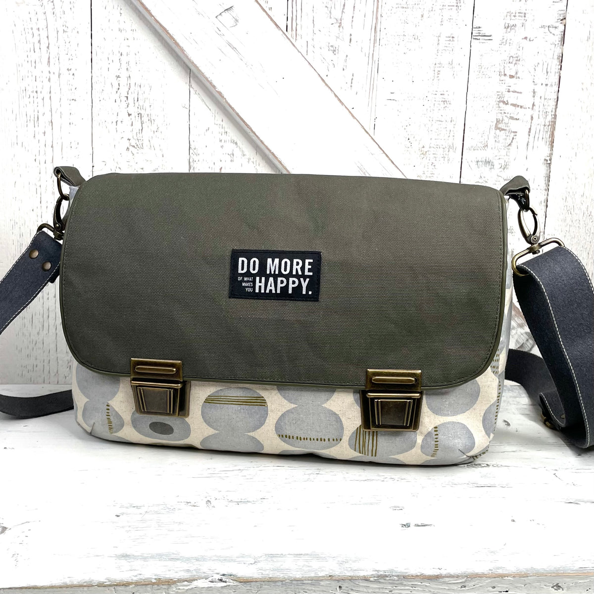 Schnittmuster Messenger Bag "Gold Rush"