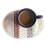 Schnittmuster Mug Rug oval