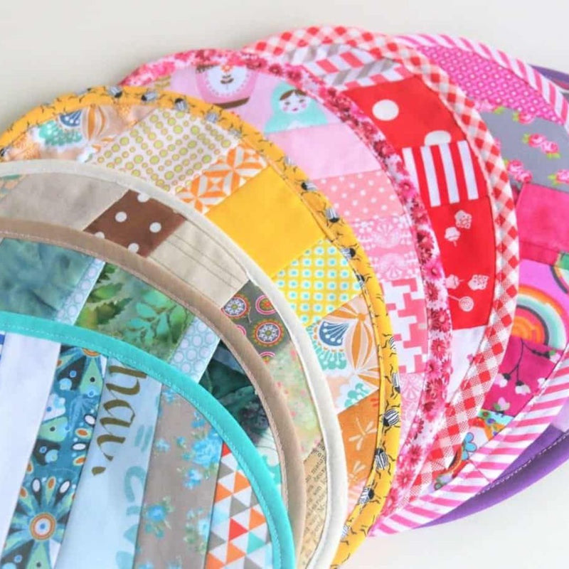 Schnittmuster Mug Rug oval