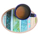 Schnittmuster Mug Rug oval