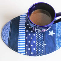 Schnittmuster Mug Rug oval