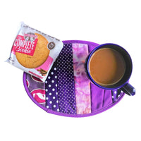 Schnittmuster Mug Rug oval