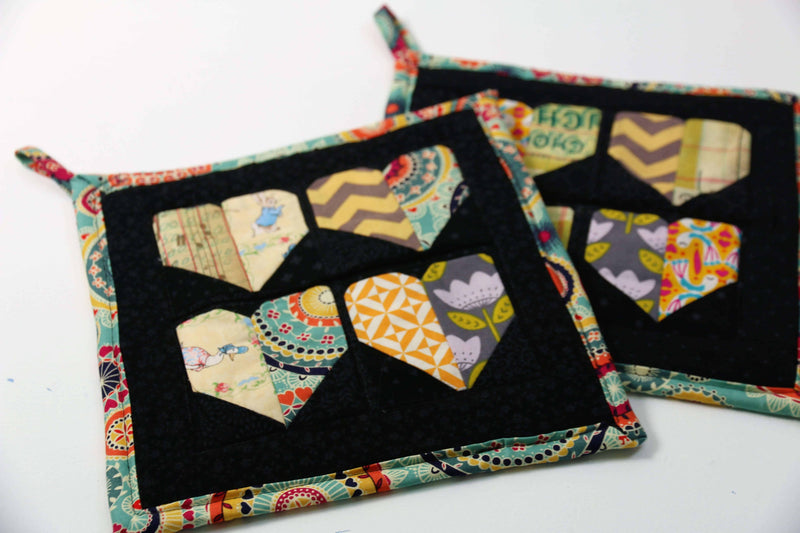 Patchwork-Herz | Schnittmuster in 2 Größen