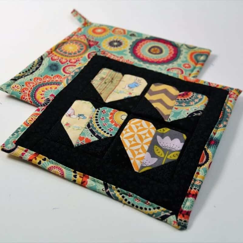 Patchwork-Herz | Schnittmuster in 2 Größen