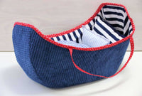 Schnittmuster Puppenbett XL