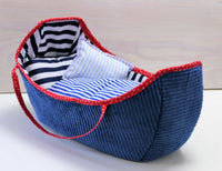 Schnittmuster Puppenbett XL