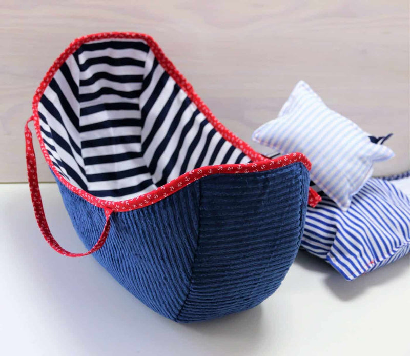 Schnittmuster Puppenbett XL