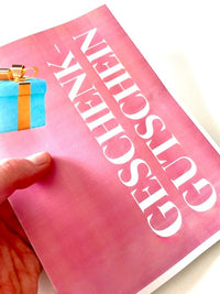 Geschenk-Gutschein für Schnittmuster
