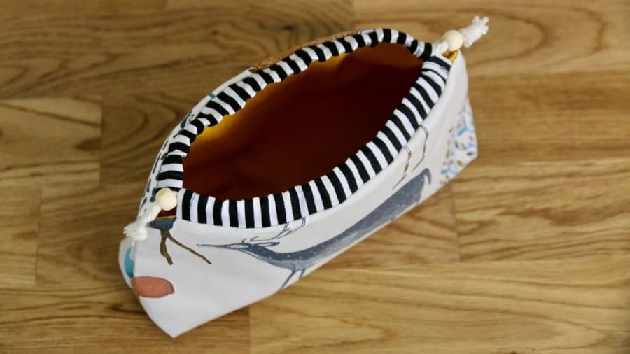 Geschenkbeutel nähen: Kinchaku