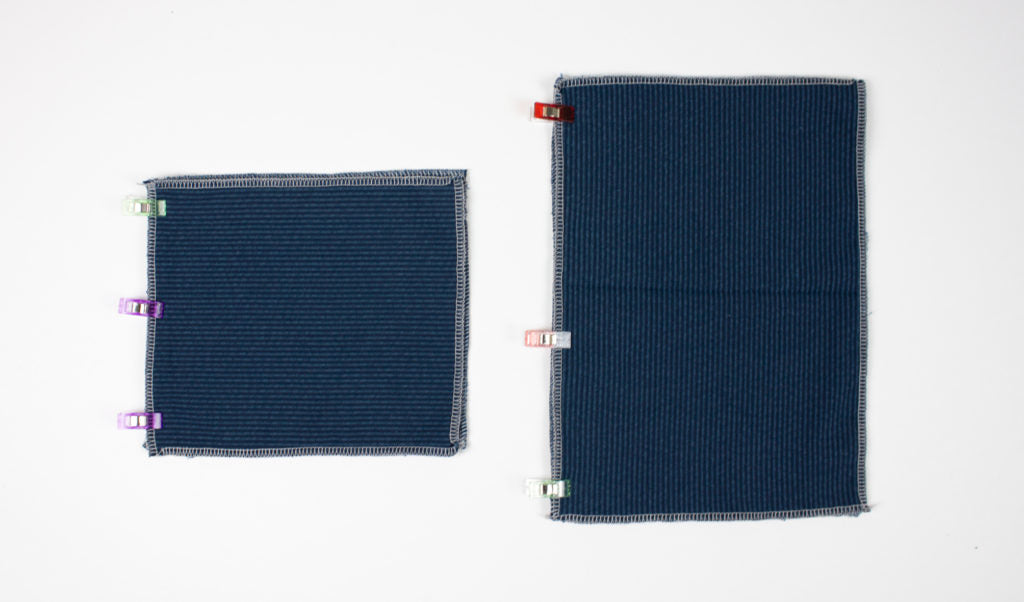 Außentasche Rückteil — Patchwork zusammennähen