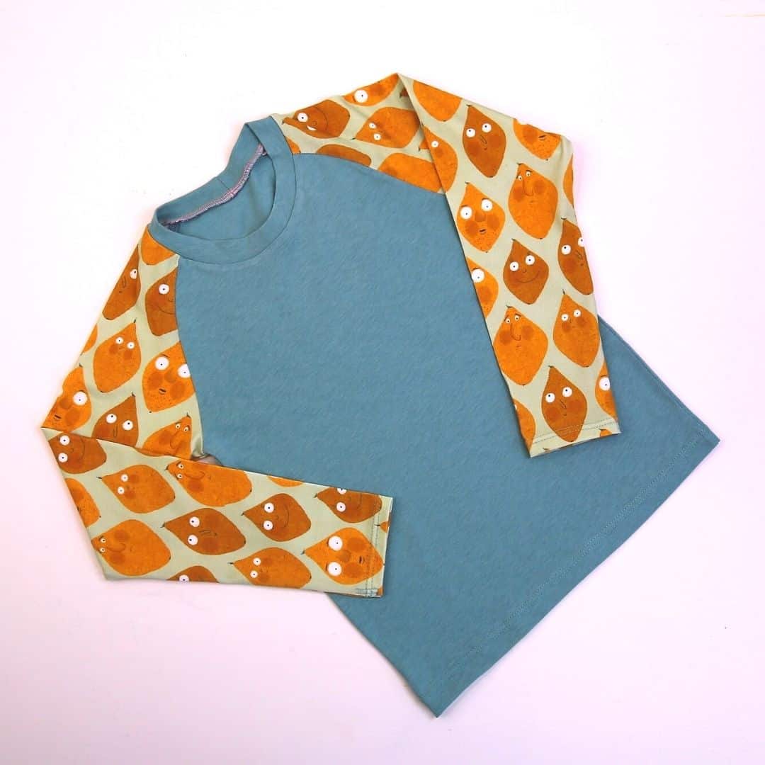 Kinder-Raglanshirt "Lemon loose"