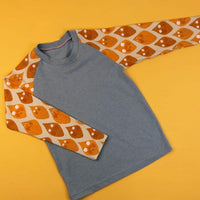 Kinder-Raglanshirt "Lemon slim"