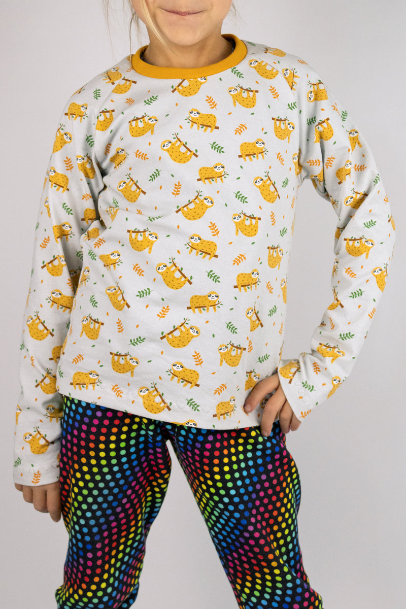 Kinder-Raglanshirt "Lemon slim"