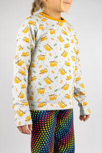 Kinder-Raglanshirt "Lemon slim"