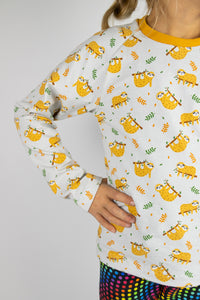 Kinder-Raglanshirt "Lemon slim"