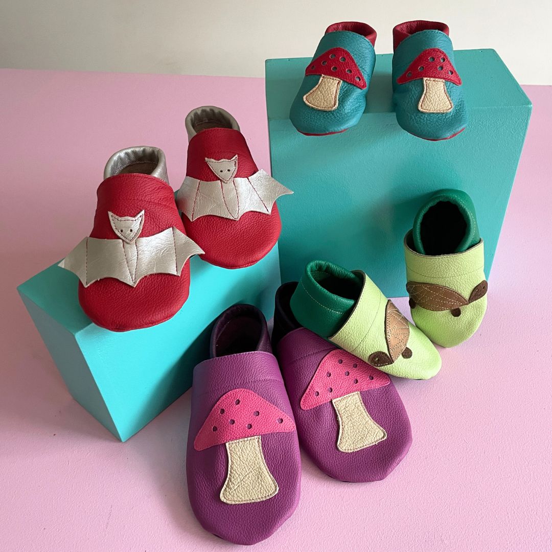 Lederpuschen SUMI | Schuhgröße 18-33