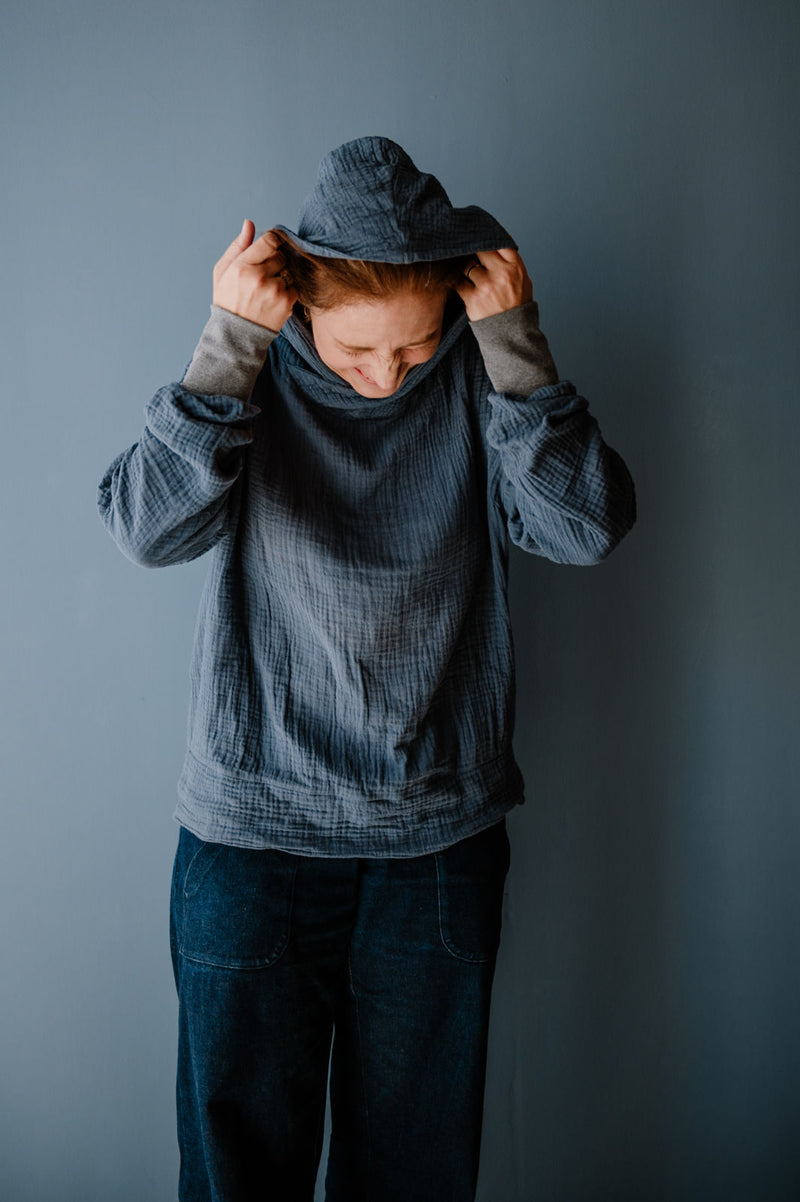 Musselin-Hoodie MAYE