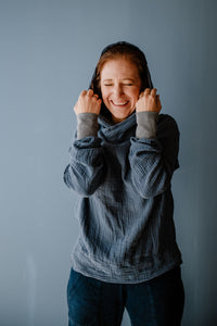 Musselin-Hoodie MAYE