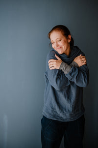 Musselin-Hoodie MAYE