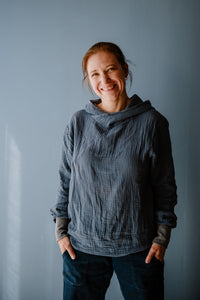 Musselin-Hoodie MAYE