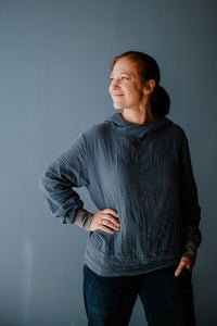 Musselin-Hoodie MAYE