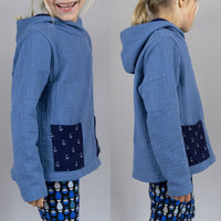 Musselinhoodie "NALOU"