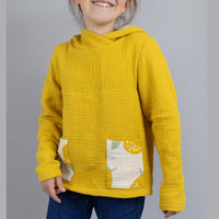 Musselinhoodie "NALOU"