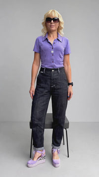 Barrel-Jeans KATTIS | Papierschnittmuster
