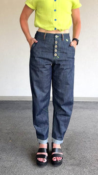 Barrel-Jeans KATTIS | Papierschnittmuster