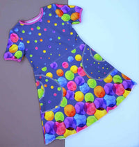 Jersey Kinderkleid | Schnittmuster "Yoko" | Größe 74 - 158