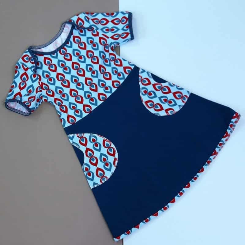Jersey Kinderkleid | Schnittmuster "Yoko" | Größe 74 - 158