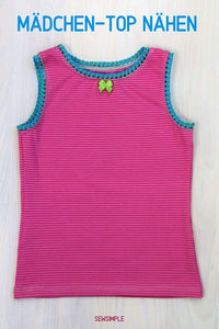 Mädchen-Top | Schnittmuster "Luna" | Größe 86 - 158