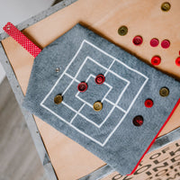 Spielset | Dame & Mühle to go