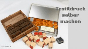 Textildruck selber machen | DIY mit Textilstempel