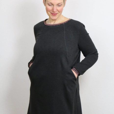 Tunika-Kleid für große Größen nähen