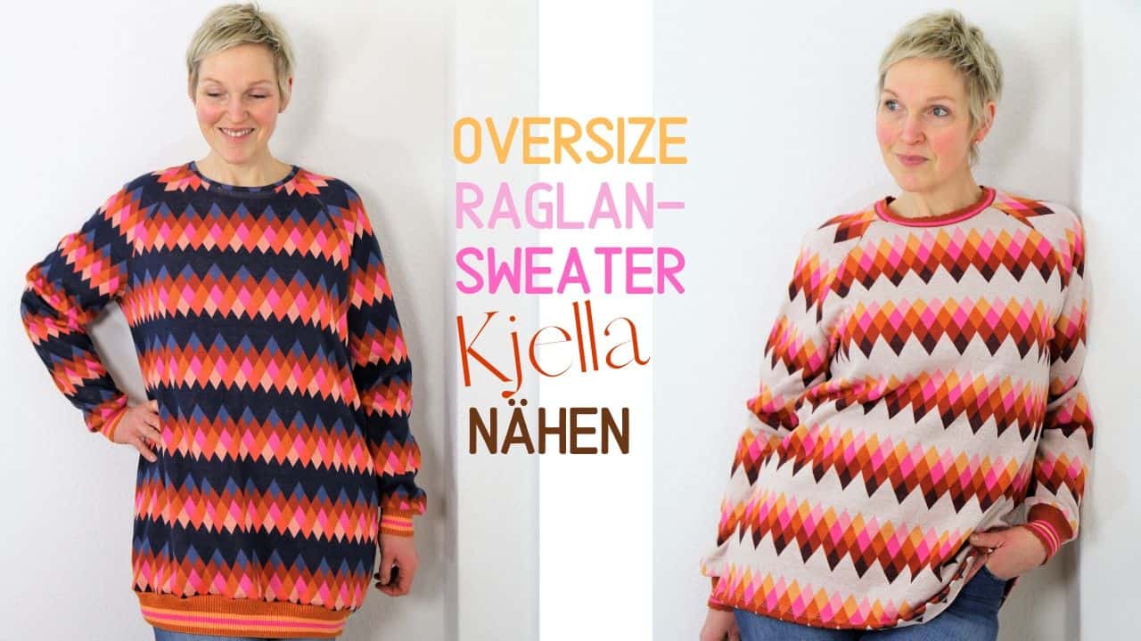 Oversize Raglan-Sweater nähen