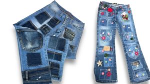 Adventskalender aus alter Jeans nähen: Coole Upcyling-Idee!