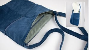 Tasche aus Cord nähen: Cord-Tasche ASGER mit gratis Schnittmuster