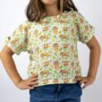 Musselin-Shirt für Kinder naehen, Kinder-Musselinshirt Schnittmuster, Musselin-T-Shirt Kinder Schnittmuster, Musselinshirt Kinder Nähanleitung, Webware Shirt Kinder Schnittmuster
