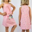 Kinderkleid nähen, Hängerchen Schnittmuster, Kinderkleid Schnittmuster JOTTA, Kinderkleid aus Jersey nähen