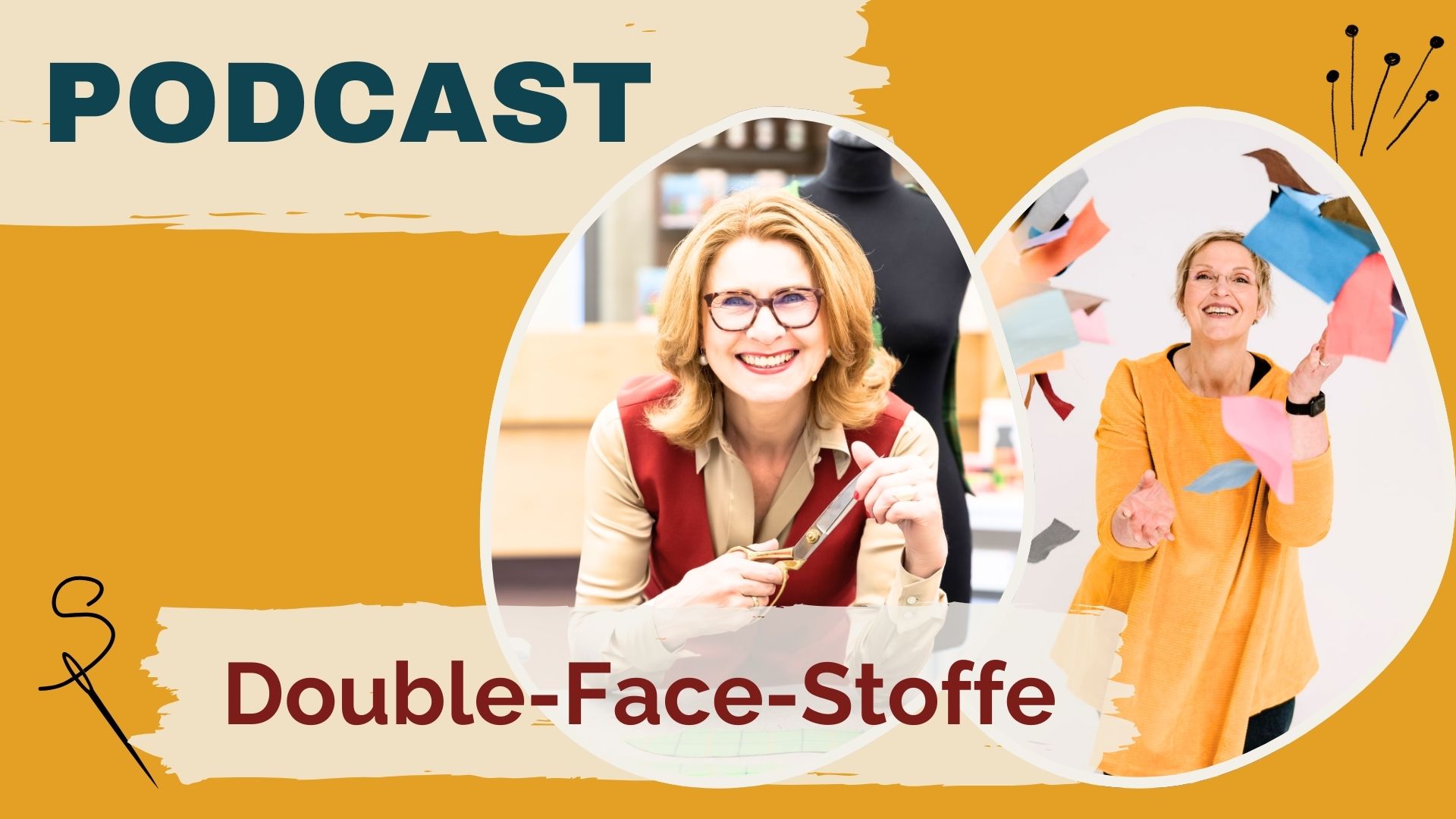 Double Face-Stoffe verarbeiten